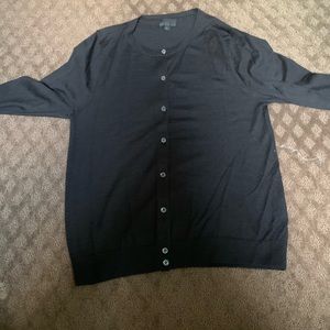 J Crew black cashmere cardigan